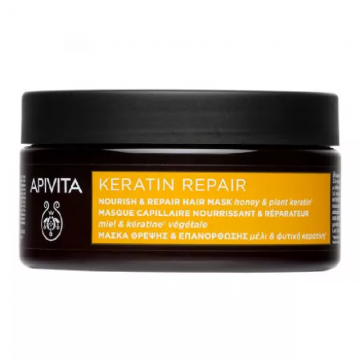 Masca reparatoare cu keratina, 200 ml, Apivita