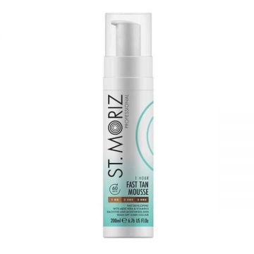 Spuma Autobronzanta Rapida - St.Moriz Professional Fast Tan Mousse 1 Hour, 200 ml