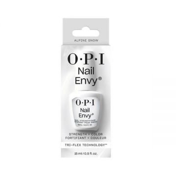 Tratament pentru intarirea unghiilor si culoare, OPI, Nail Envy, Alpine Snow, 15ml