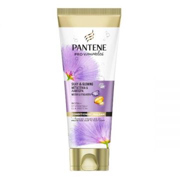 Balsam Hranitor pentru Par Uscat si Aspru - Pantene Pro-V Miracles Silky&Glowing Conditioner, 200 ml