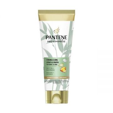 Balsam pentru Par Puternic si Lung - Pantene Pro-V Miracles Strong&Long Biotin+Bamboo Conditioner, 200 ml