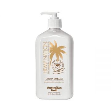 Crema hidratanta pentru prelungirea bronzului, Australian Gold, Hemp Nation, Cocoa Dreams, 535 ml