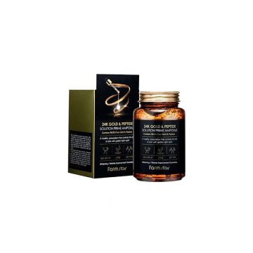 Crema Hranitoare cu Aur 24K si Peptide, Million Pauline, Farm Story Ampoule, 250 ml