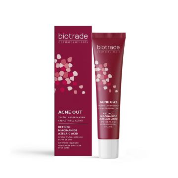 Crema triplu activa Acne Out Biotrade, 30 ml