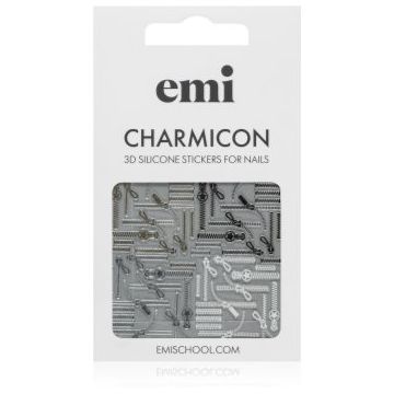 emi Charmicon Zipper folii autocolante pentru unghii 3D