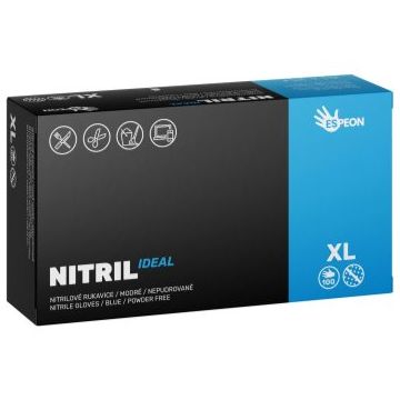 Espeon Nitril Ideal Blue mănuși din nitril, fără pudră