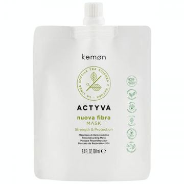 Masca de Restructurare - Kemon Actyva Nuova Fibra Mask Pouch Bag, 100 ml