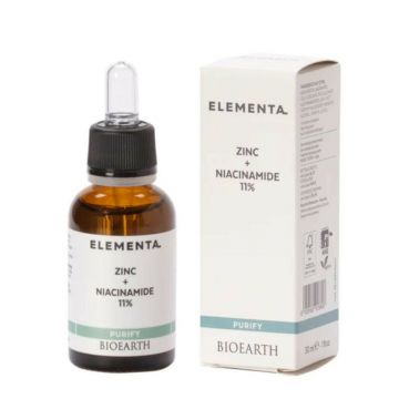 Ser de fata cu Niacinamida si Zinc, 30ml, Elementa Bioearth