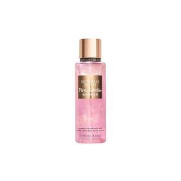 Spray de corp stralucitor, Victoria's Secret, Pure Seduction Shimmer, Juiced Plum & Crushed Freesia, 250 ml