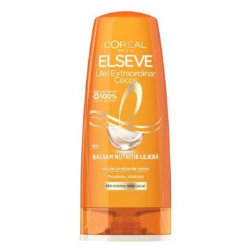 Balsam de Par cu Ulei de Cocos L'Oreal Paris - Elseve Magic Oil Coconut Conditioner, 200 ml