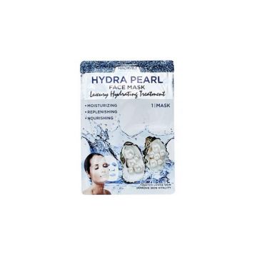 Masca de fata hidratanta, tip servetel, cu extract de perle, Wokali, Hydra Pearl, 30 ml