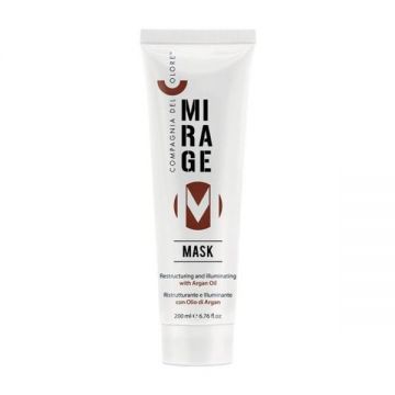 Masca de Par cu Ulei de Argan Mirage - Compagnia Del Colore Mask Restructuring and Illuminating with Argand Oil, 200 ml