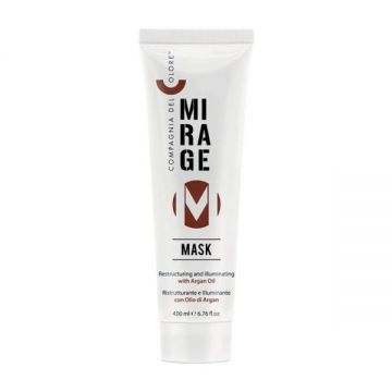 Masca de Par cu Ulei de Argan Mirage - Compagnia Del Colore Mask Restructuring and Illuminating with Argand Oil, 400 ml