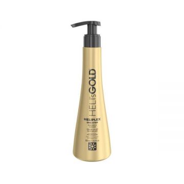 Ser pentru Reconstruirea si Restaurarea Parului Deteriorat - Heli's Gold Heliplex One Step Bond Complex Hair Serum, 250 ml