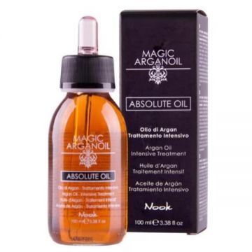 Ulei de argan, Nook, Magic Argan Oil Absolute Oil Intensive Treatment, 100ml