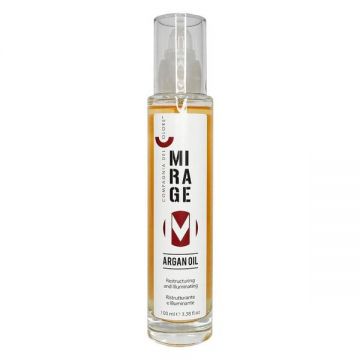 Ulei de Argan pentru Par Mirage - Compagnia Del Colore Argan Oil Restructuring and Illuminating, 100 ml