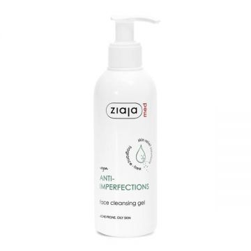 Gel de Curatare Antibacterian - Ziaja Med Anti-Imperfections Cleansing Gel, 200 ml