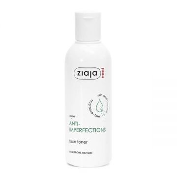 Lotiune Tonica Antibacteriana - Ziaja Med Anti-Imperfections Formula Toner, 200 ml