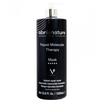 Masca regeneranta pentru repararea si hidratarea parului grav deteriorat si uscat Molecular Therapy Abril et Nature, 1000 ml