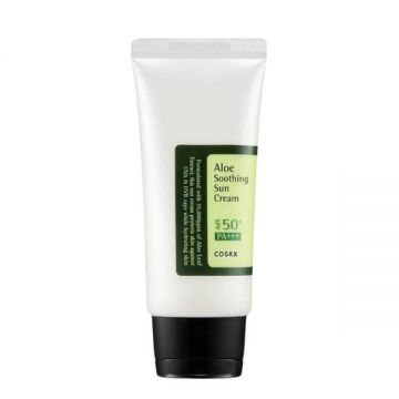 Crema Calmanta cu Aloe Vera SPF50+ PA+++ - Cosrx Aloe Soothing Sun Cream SPF50+, 50 ml