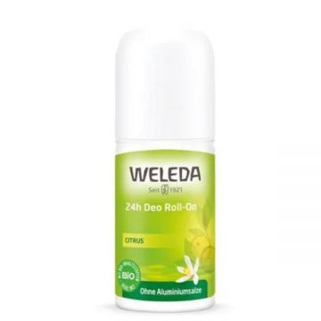 Deodorant roll-on citrus, Weleda, fara saruri de aluminiu, 50 ml