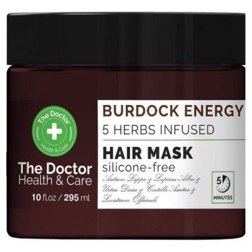 SHORT LIFE - Masca Anticadere The Doctor Health & Care - Burdock Energy 5 Herbs Infused, 295 ml