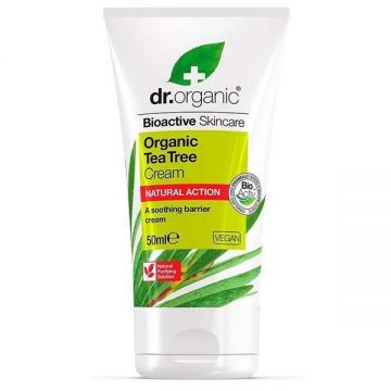 Crema Antiseptica Bio Extract de Arbore de Ceai Dr.Organic, 50 ml