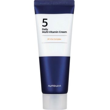 Crema de Fata Hidratanta cu Vitamine, Luminozitate & Elasticitate, Numbuzin No.5 Daily Multi-Vitamin Cream, 60 ml