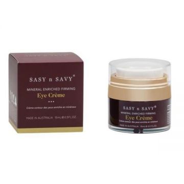 Crema de ochi cu minerale pentru fermitate Sasy&Savy, 15 ml