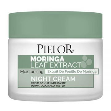 Cremă hidratantă de noapte cu extract de frunze de moringa Pielor, 60 ml