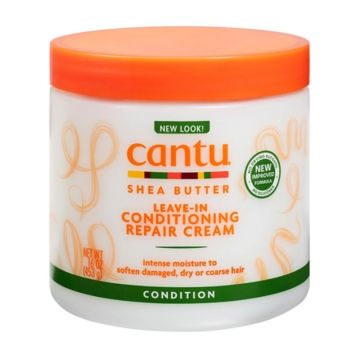 Crema leave-in reparatoare pentru par cu unt de shea Condition, 453g, Cantu