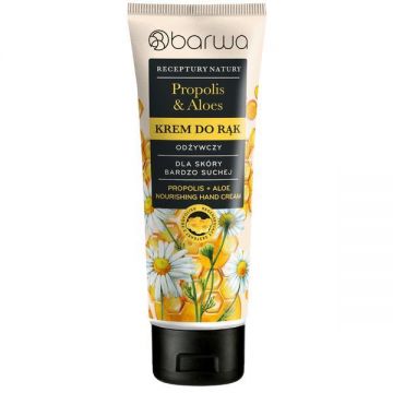 Crema maini nutritiva cu propolis si aloe vera, Barwa Cosmetics, 100 ml