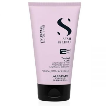 Crema pentru Definirea Buclelor - Alfaparf Milano Semi di Lino Style & Care Twisted Curls, 150 ml