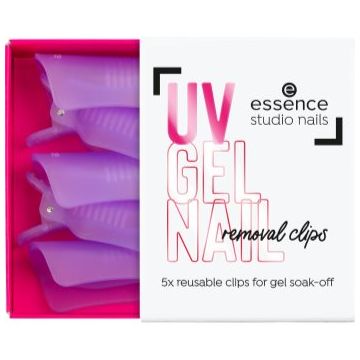 essence studio nails UV GEL NAIL clipsuri pentru îndepărtarea ojei semipermanente