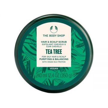 Exfoliant Purificator si Echilibrant Pentru Par Si Scalp Tea Tree The Body Shop, 240 ml
