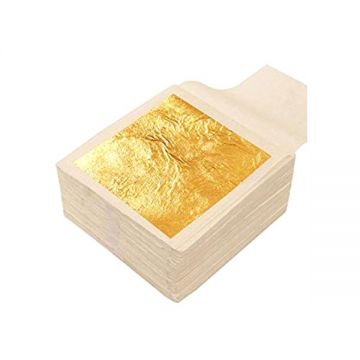 Foite cu Aur Pure Gold 24K Luxury Cosmetica Afrodita, 50x50mm, 8 buc