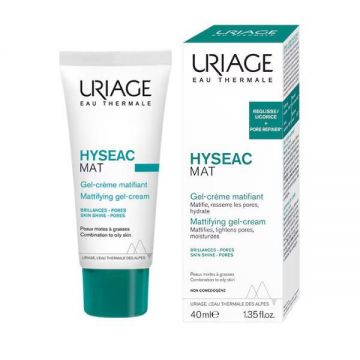 Gel-crema matifianta Uriage Hyseac Mat, 40 ml Gel-crema matifianta Uriage Hyseac Mat, 40 ml