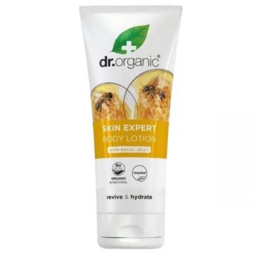 Lotiune de corp cu laptisor de matca Dr Organic 200 ml