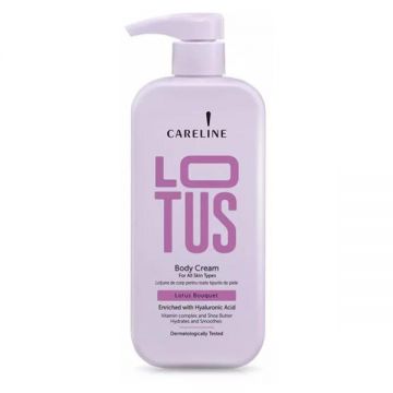 Lotiune de Corp pentru Toate Tipurile de Piele - Careline Lotus Bouquet Body Cream, 500 ml