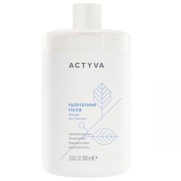 Masca de Hidratare Intensa Par Foarte Uscat - Kemon Actyva Nutrizione Ricca Mask, varianta 2025, 1000 ml