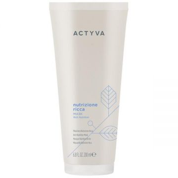 Masca de Hidratare Intensa Par Foarte Uscat - Kemon Actyva Nutrizione Ricca Mask, varianta 2025, 200 ml