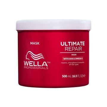 Masca de reparare cu AHA & Omega 9 Ultimate Repair, Wella Professionals, 500 ml (Gramaj: 500 ml)