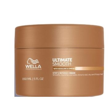 Masca hidratanta pentru par uscat si lipsit de stralucire cu Squalane & Omega 9 Ultimate Smooth, Wella Professionals (Gramaj: 150 ml)