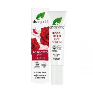 Ser Anti Aging Bio Trandafiri Dr.Organic, 15 ml