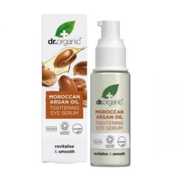 Ser antirid pentru ochi bio Argan Dr.Organic, 30 ml Ser antirid pentru ochi bio Argan Dr.Organic, 30 ml