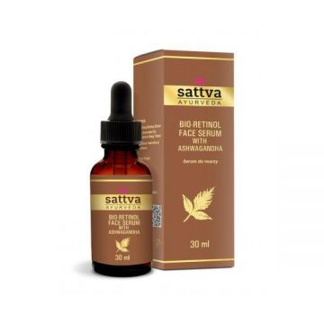 Ser cu retinol si ginseng indian, – Sattva Ayurveda, 30 ml