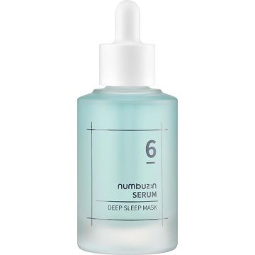 Ser de Fata Hidratant cu Acid Hialuronic si Apa Glaciara, Numbuzin No.6 Deep Sleep Mask, Hidratare & Regenerare, 50 ml