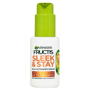 Ser pentru par neted si stralucitor Fructis Keratin Sleek, 50ml, Garnier