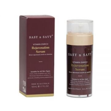 Ser Revitalizant cu Vitamine - Combate Ridurile, Petele solare si reda Luminozitatea tenului, 50 ml