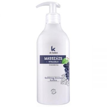 SHORT LIFE - Lotiune Vitalizanta cu Extract din Sambure de Struguri si Cafeina pentru Masaj Dr. Kelen, 500 ml
